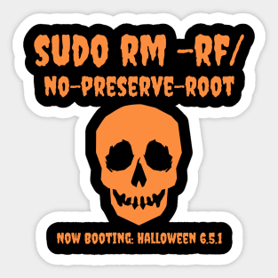 Now Booting: Halloween 6.5.1 Sticker